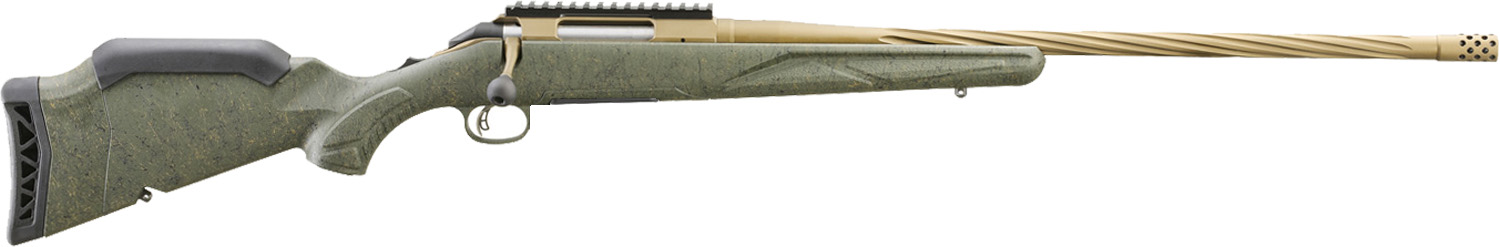 Ruger 46944 American Rifle .270 WIN 4+1 Burnt Bronze/Green 22" Threaded