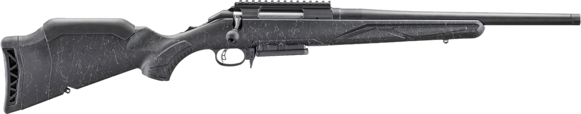 Ruger American GII Patrol Rifle .308 Win 3rd Capacity 16.1" Threaded Barrel Black Splatter Stock