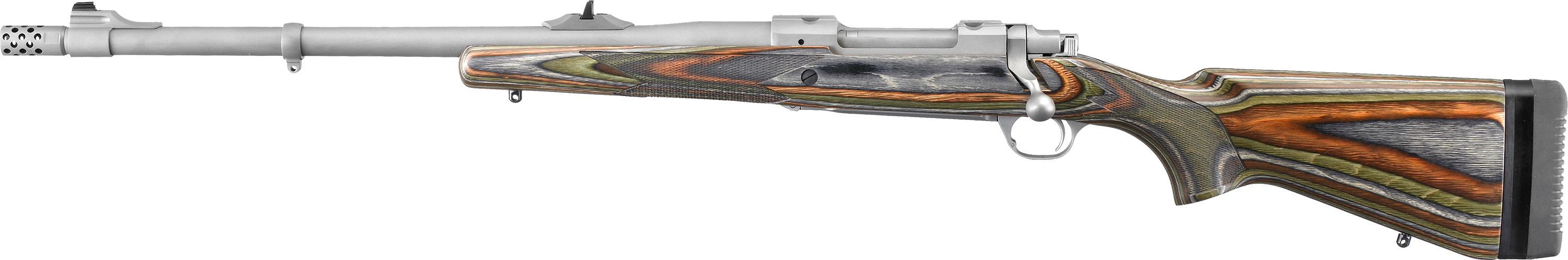 Ruger Hawkeye Guide Gun 375 3+1 20" Green Mountain Matte Stainless... - Ruger - 375 Ruger