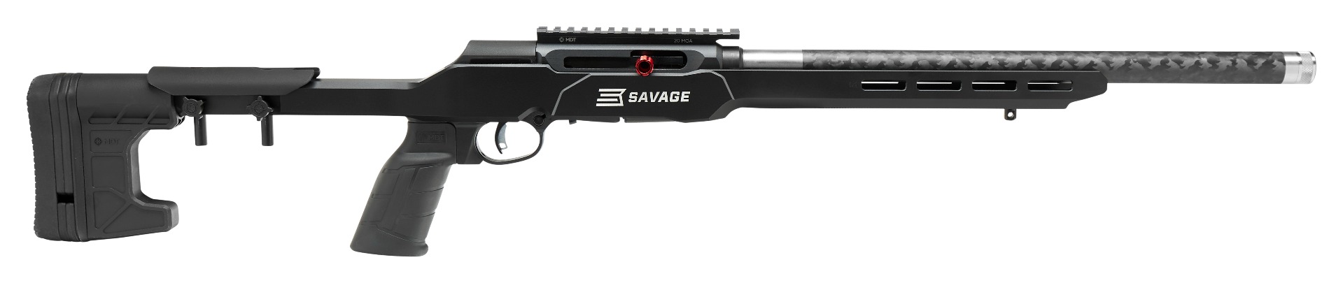 Savage A22 Precision Lite Semi-auto Rifle 22LR 18" Barrel 1-10Rd Mag Black