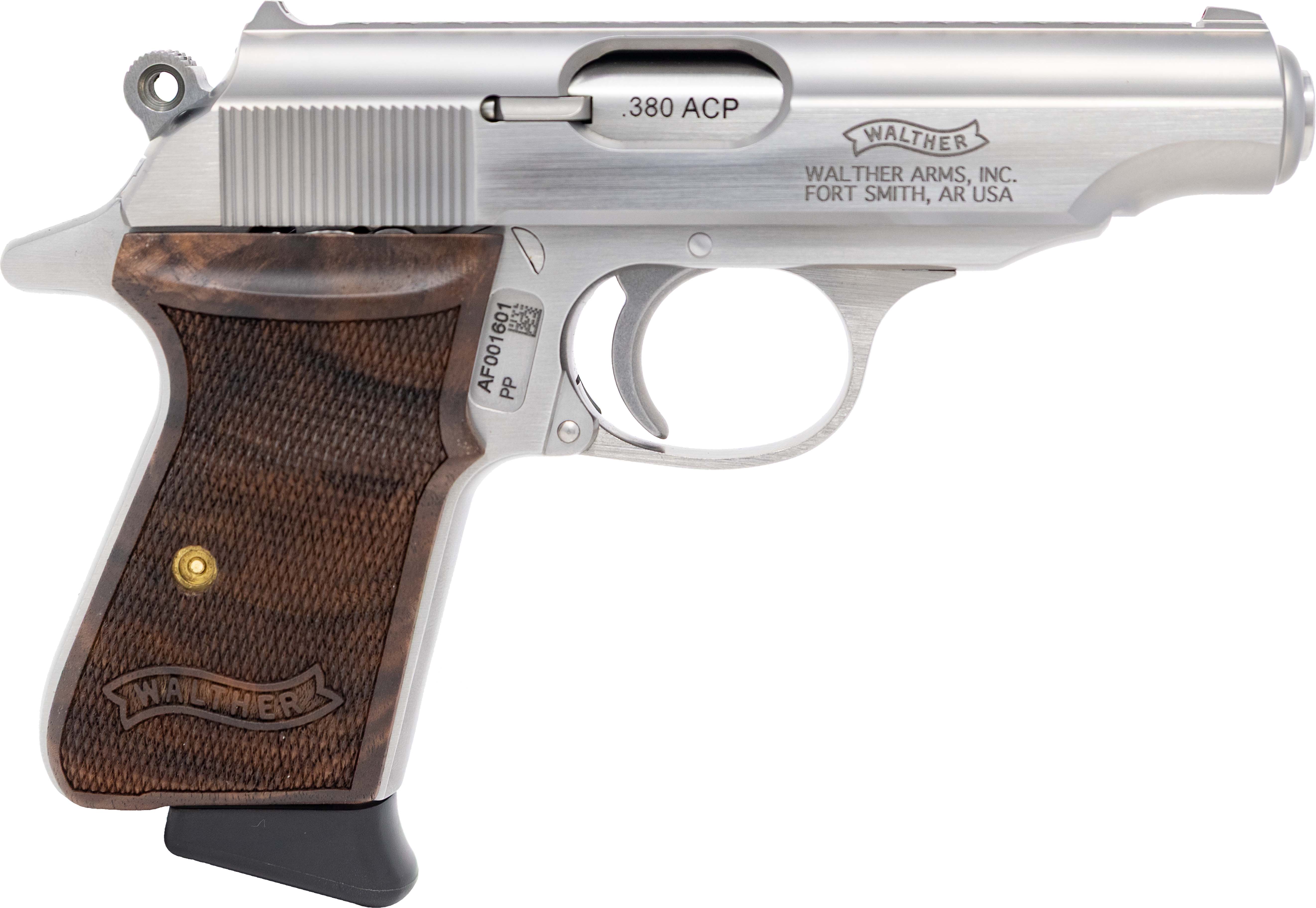 Walther PP PP 380 Manufactured in Fort Smith/ AR 7+1 3.9 Stainless