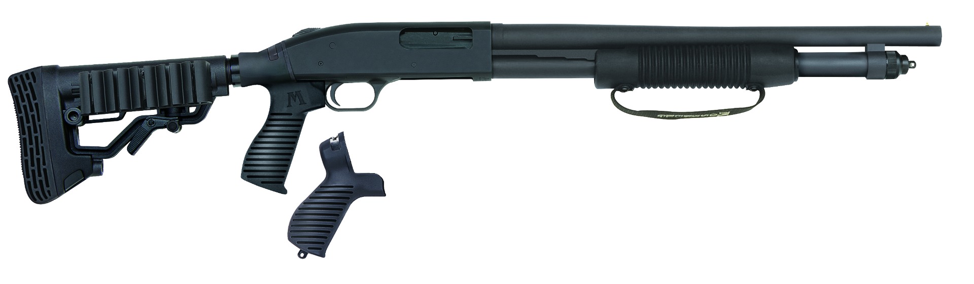Mossberg 590 Tactical 12 Gauge 18.5 in Barrel Matte Blued 6+1 Pump Action - Mossberg - 12 Gauge