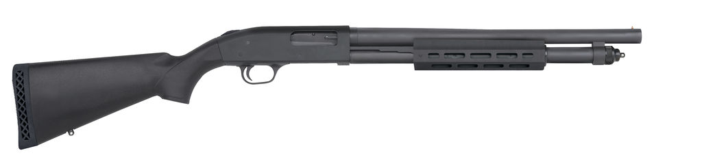 Mossberg 590A1 12 Gauge 18.5 in Heavy-Walled Pump Action Black Synthetic - Mossberg - 12 Gauge