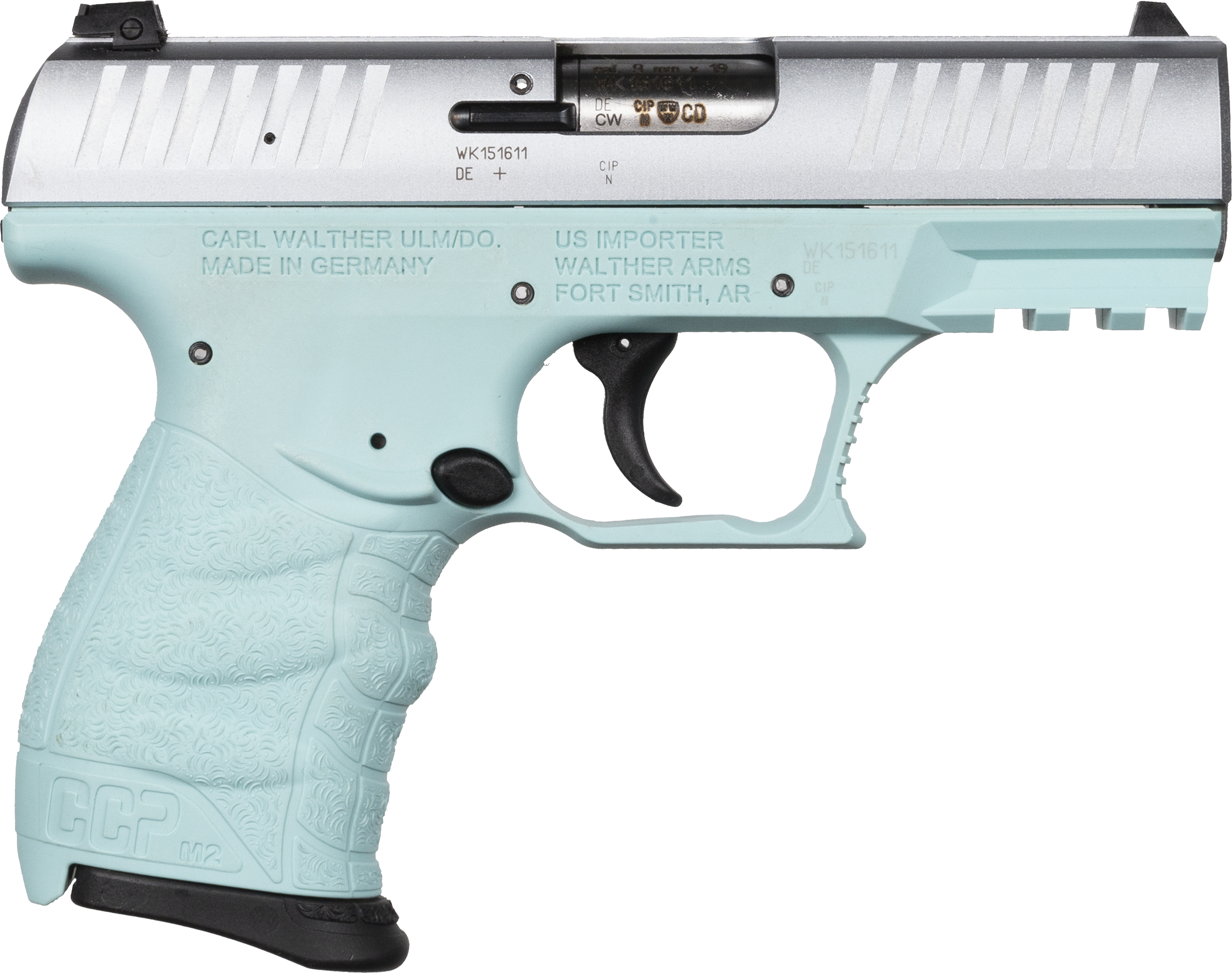 Walther Arms 5083512 CCP M2+ 9mm Luger, 3.54" Barrel, 8+1 Capacity, Angel-img-0