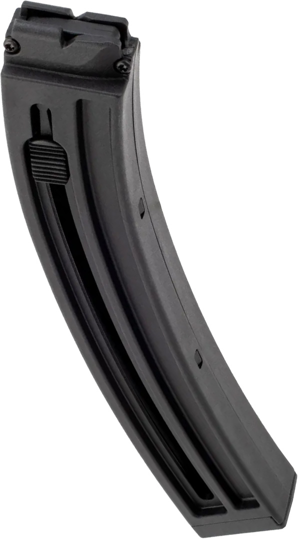HK MP5 22LR 25rd Magazine 51000212 - Durable Black Polymer Material, Ideal HKMP5 Pistol/Rifle Accessory