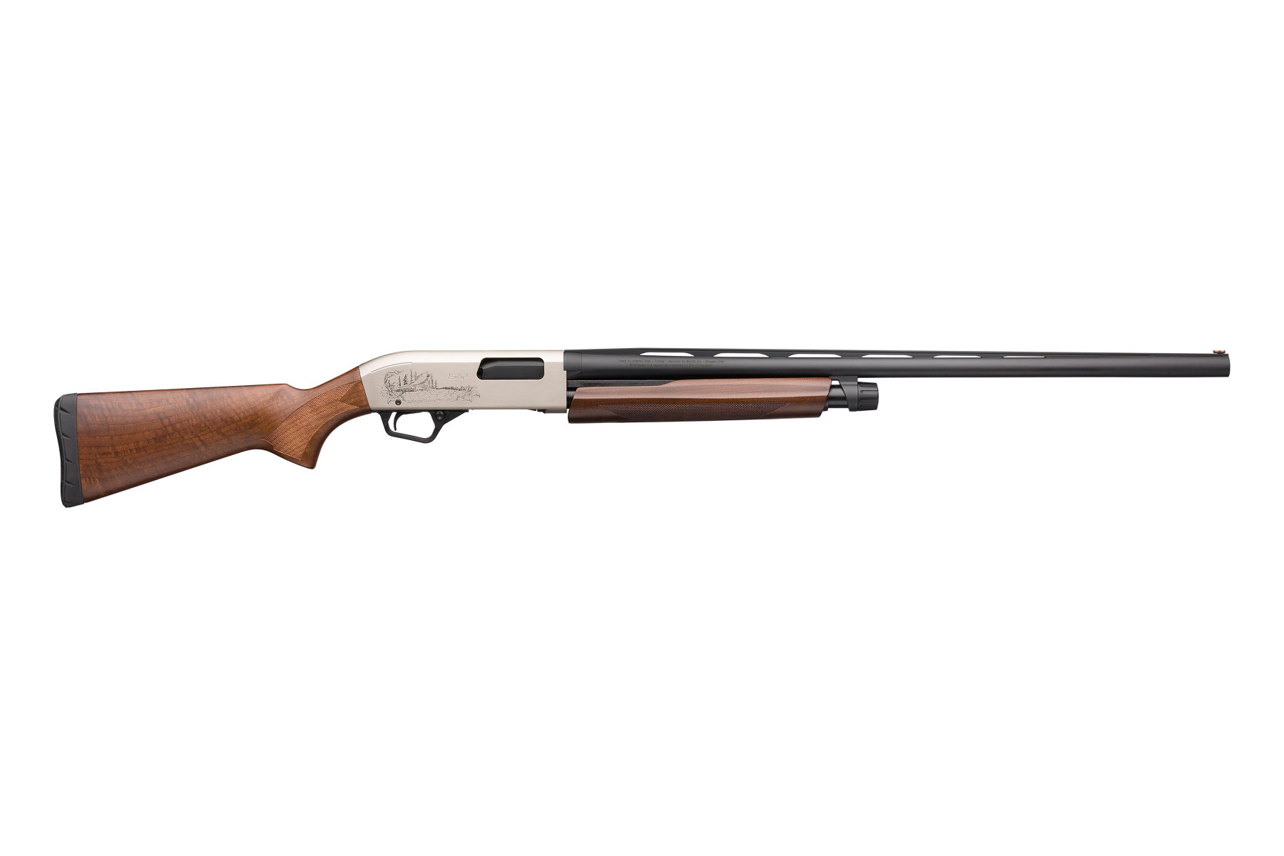 Winchester SXP Upland Field 20 Gauge 26" 5+1 3" Matte Nickel Engraved Rec Grade II/III Satin Turkish Walnut Stock Right Hand (Full Size) 3 Invector-Plus Chokes
