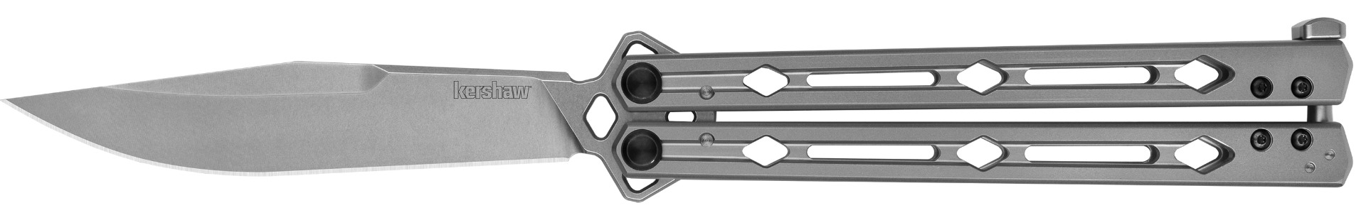 Kershaw 5150 Lucha 4.6" Butterfly Knife Sandvik 14C28N Steel Handle