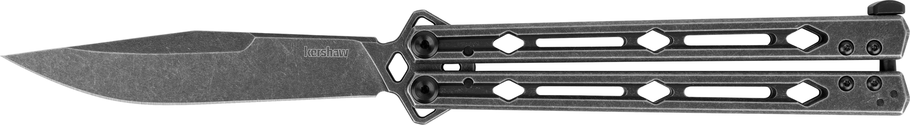 Kershaw 5150BW Lucha 4.6" Butterfly Knife Sandvik 14C28N Steel