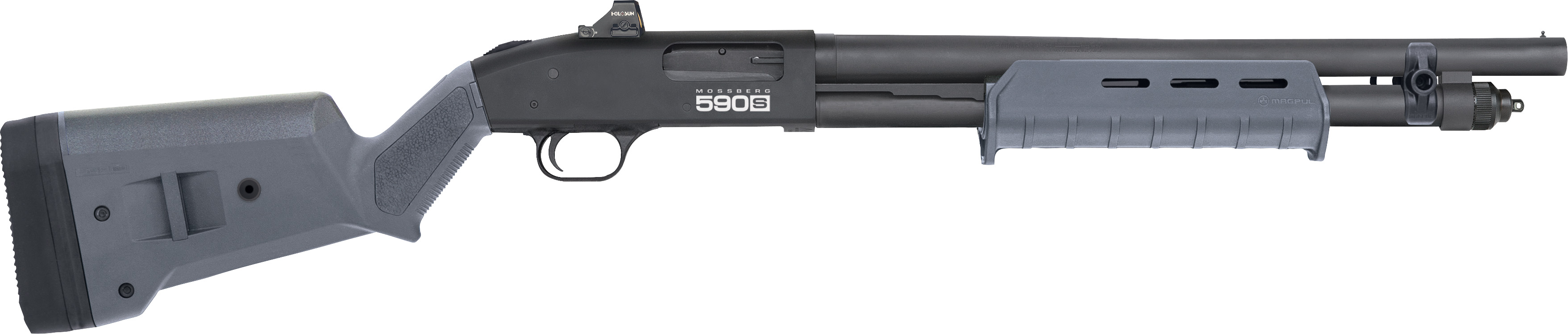 Mossberg 590S Pump-Action 12 Gauge 18.5 in Matte Blue 5+1 Capacity - Mossberg - 12 Gauge