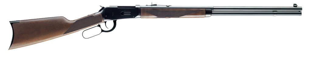 Winchester Model 94 Sporter 38-55 Win Caliber Lever Action Rifle 8+1 Capacity 24" Barrel Brushed Polish Blued Metal Finish Satin Black Walnut Fixed Straight Grip Stock Right Hand (Full Size) - Winchester - 38-55 Win