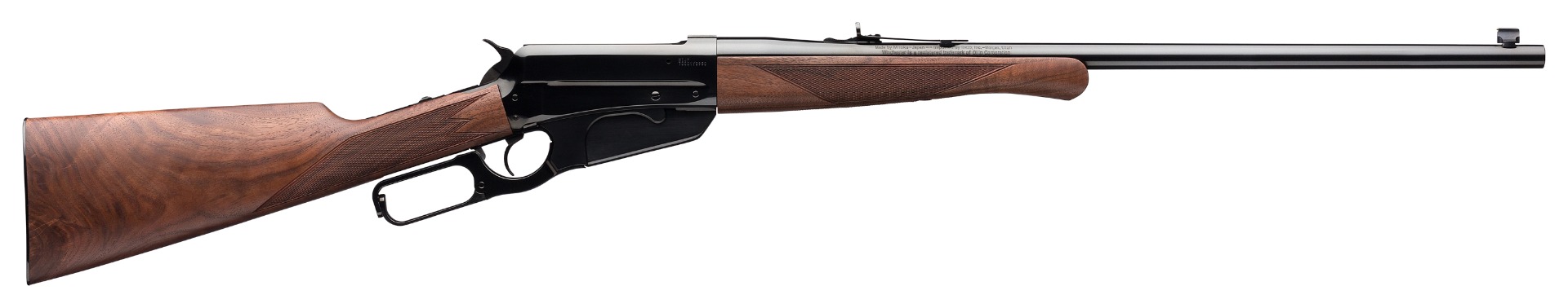 Winchester Model 1895 High Grade 30-06 Springfield 4+1 Cap 24" Gloss Blued Rec/Barrel Grade III/IV Oil Walnut Fixed Straight Grip Stock Right Hand (Full Size)