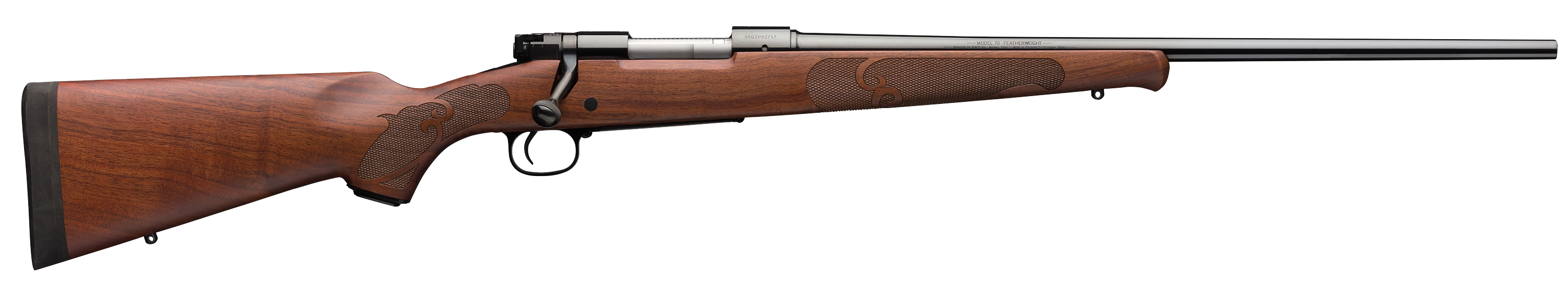 Winchester Model 70 6.8Western 24" Featherweight Blue/Walnut Bolt-Action Hunting Rifle