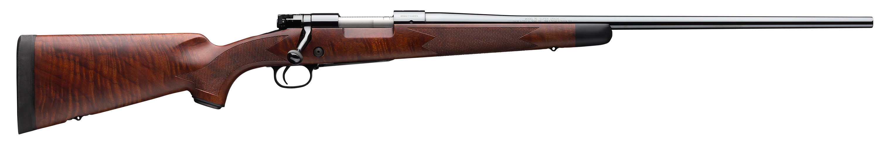Winchester 70 Supergrade 308 Win, 22" Barrel, Walnut Stock, Right Hand, 5-Round Capacity, 42.25" Length