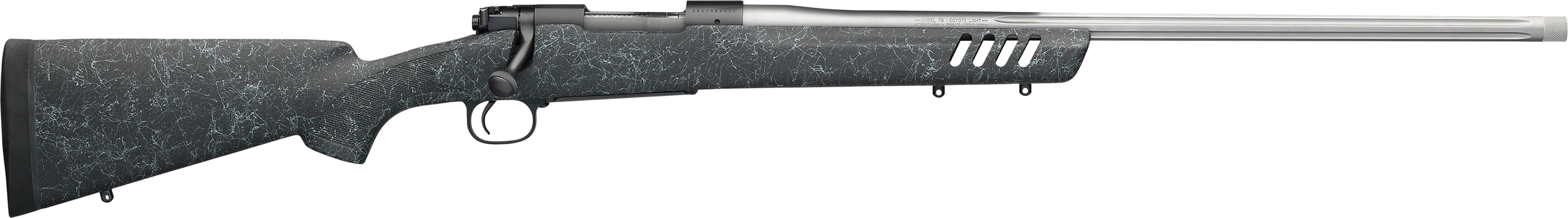 Winchester 535232289 Model 70 Coyote Light 6.5 Creedmoor 24" 5+1 Blued