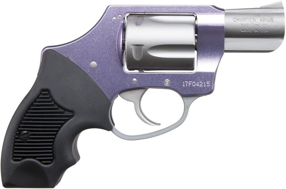 CHARTER ARMS Lavender Lady .38 Special 2in 5 Rd Lavender Frame (53841) - CHARTER ARMS - 38 Special