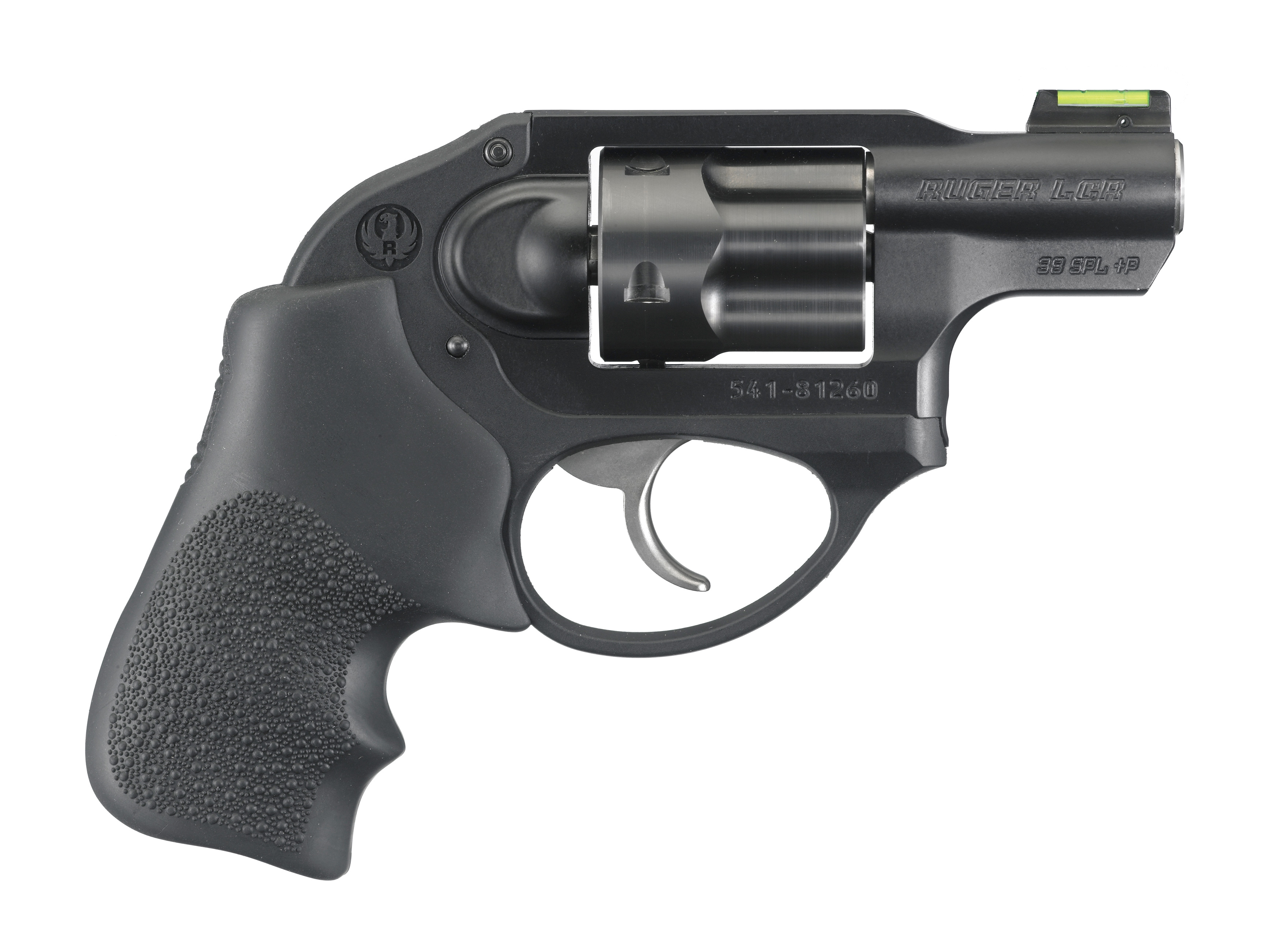 Ruger LCR Revolver 38 Spl(+P) 5rd Capacity 1.87 Matte Black Frame Hogue Grip Front Optic CA Compliant - Ruger - .38 SPECIAL