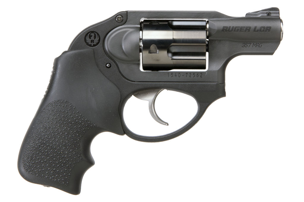 Ruger 5450 LCR Lightweight Revolver, .357 Magnum, 5-Round Capacity, 1.875" Stainless Steel Barrel, Hogue Tamer Monogrip, Ionbond Diamondblack Finish, 17.1 oz - Ruger - 357 Magnum | 38 Special