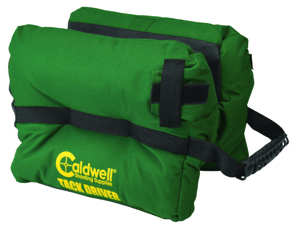 Caldwell 569230 TackDriver Prefilled Green Nylon Shooting Bag - Versatile, User-Friendly, Recoil-Reducing