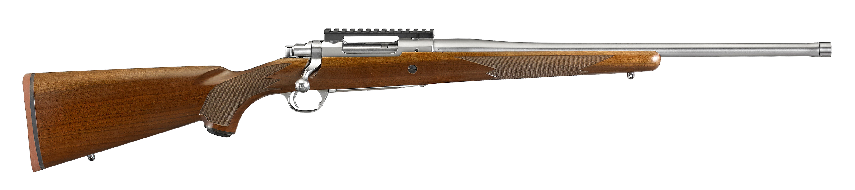 Ruger Hawkeye Hunter 204 Ruger 24 in Satin Stainless 5 Round Bolt Action - Ruger - 204 Ruger