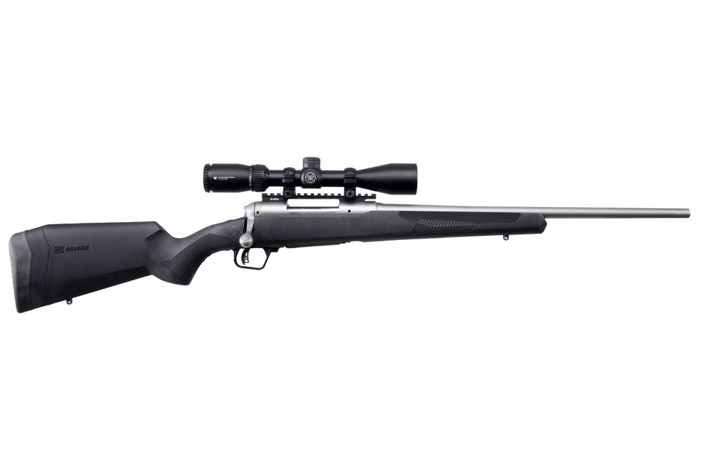 Savage Arms 57341 110 Apex Storm XP 204 Ruger 4+1 20" Matte Stainless - SAVAGE ARMS - 204 Ruger