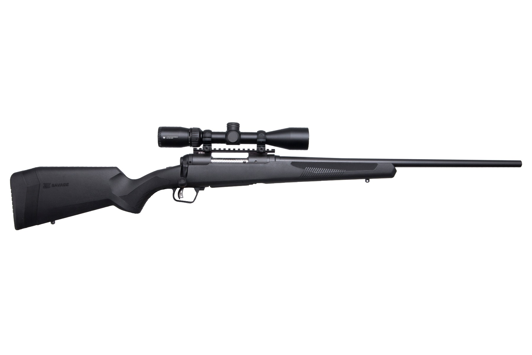 Savage Arms 110 Apex Hunter XP 6.5 PRC 24 in Matte Black 2 Round Bolt Actio - SAVAGE ARMS - 6.5 PRC