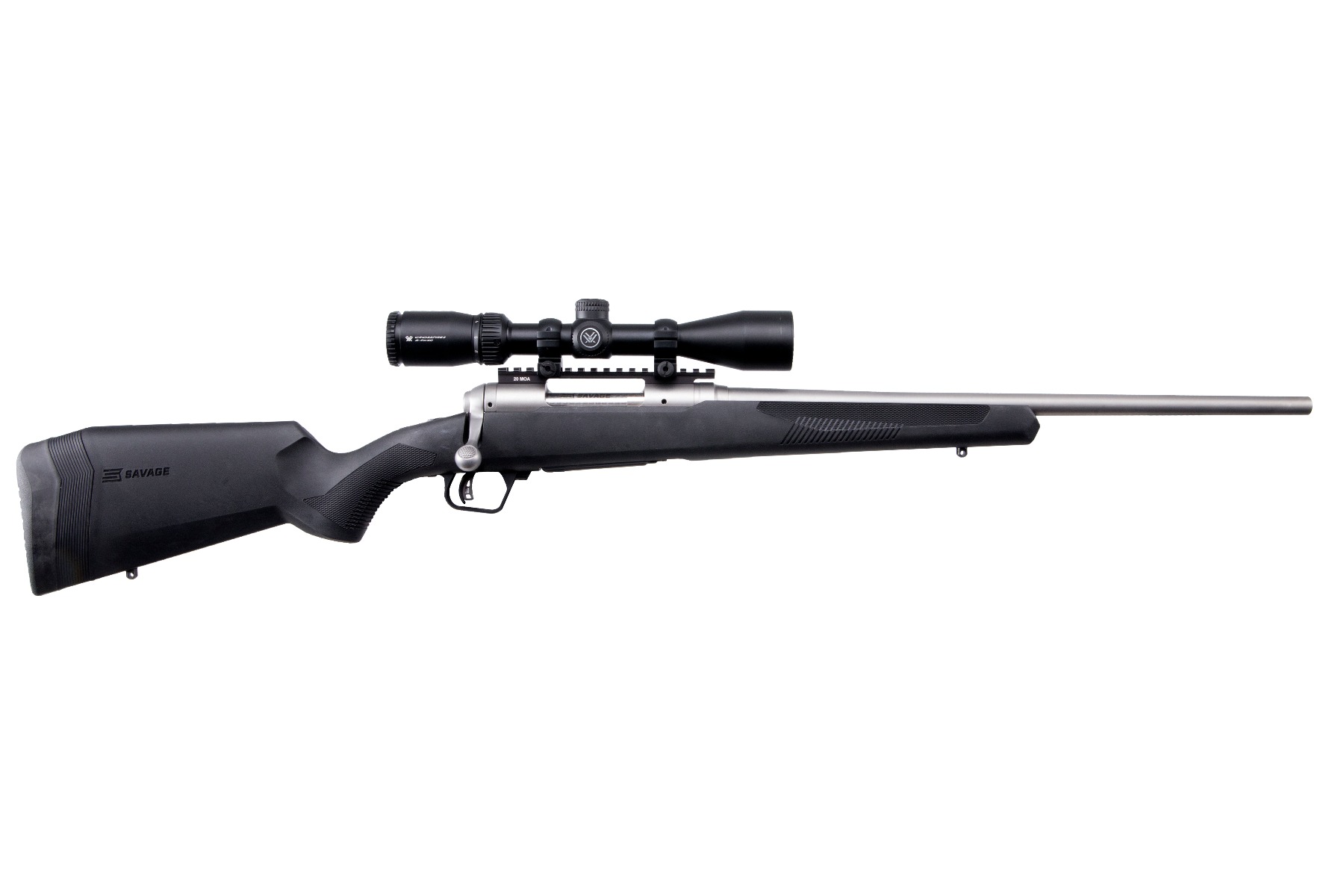 Savage Arms 57596 110 Apex Storm XP 6.5 PRC 2+1 24" Matte Stainless... - SAVAGE ARMS - 6.5 PRC