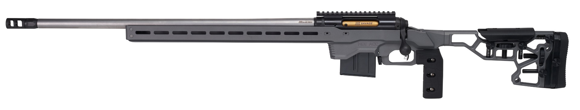 Savage 110 Elite Precision 6.5 Creedmoor 26in Stainless Gray MDT Chassis LH