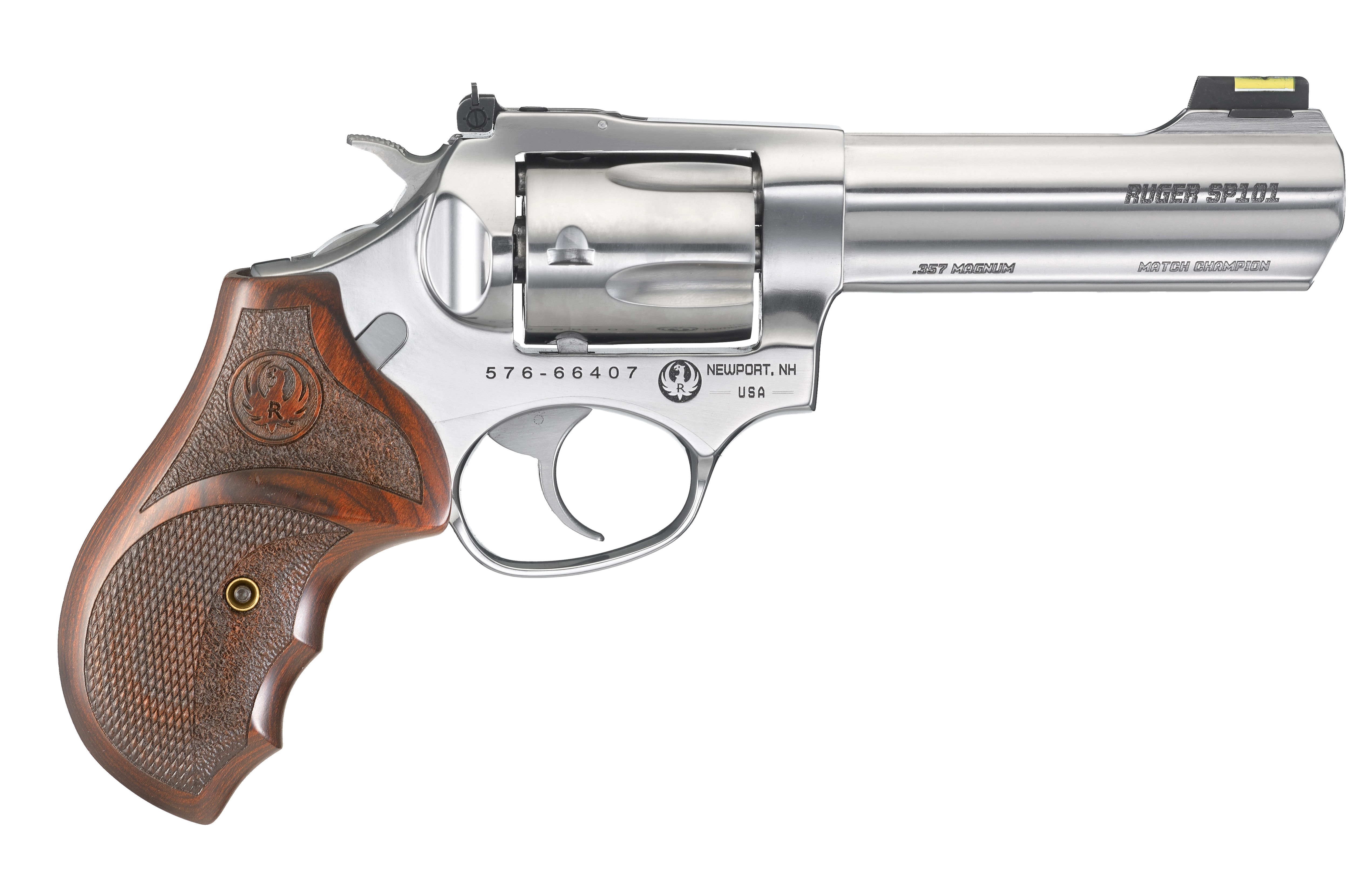 Ruger SP101 Match Champion 357 Mag 4.2in 5rd Gloss Stainless Revolver 5782 - Ruger - 357 Magnum | 38 Special