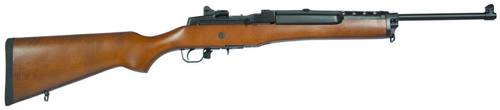 Ruger Mini-14 Ranch 5.56 NATO 18.5 in Blued Hardwood 5 Round Semi Automatic - Ruger - 223 Rem | 5.56 NATO