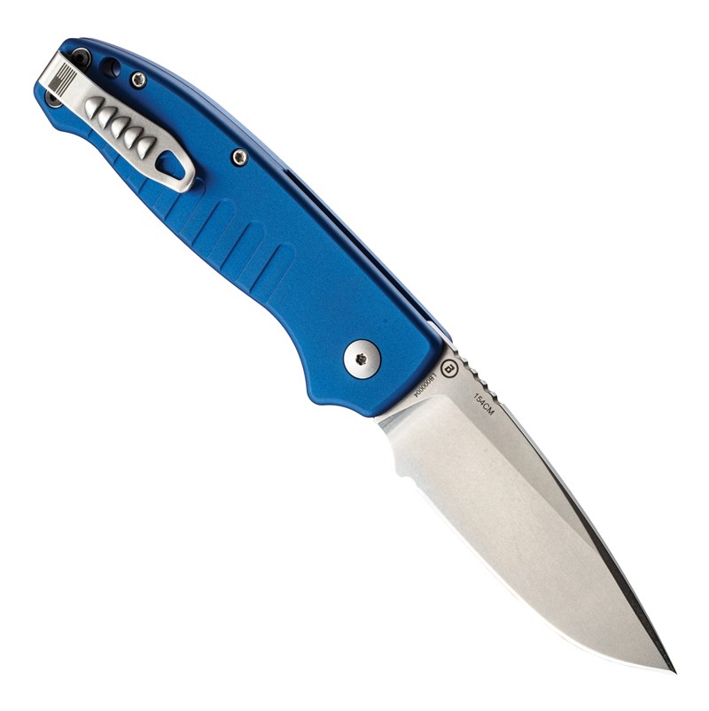 Hogue Ballista I Automated Folder Knife 3 1-2" Drop Point Blade Blue