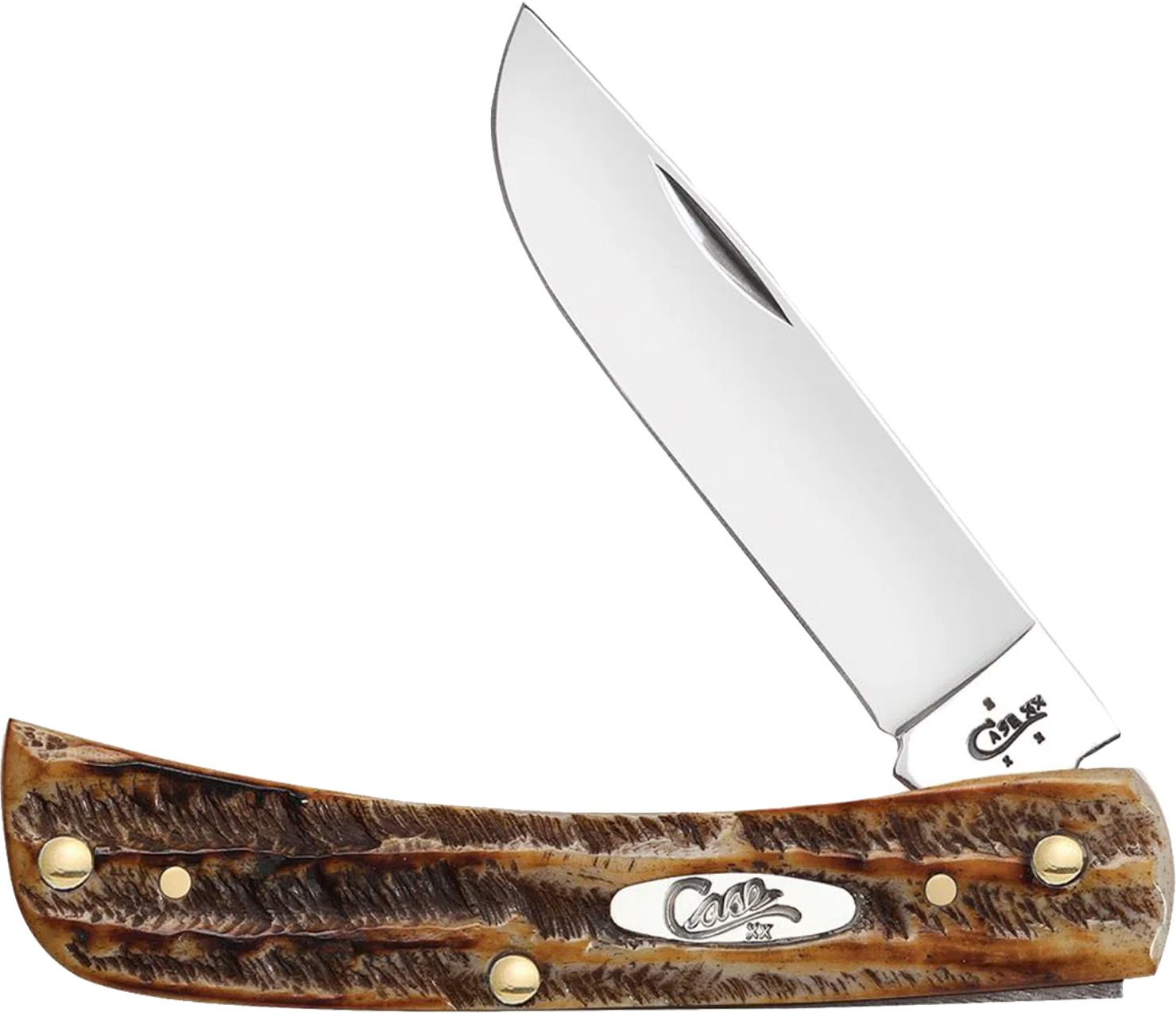 CASE & SON 65310 6.5137SS Sod Buster Jr. 6.5 Bone Stag