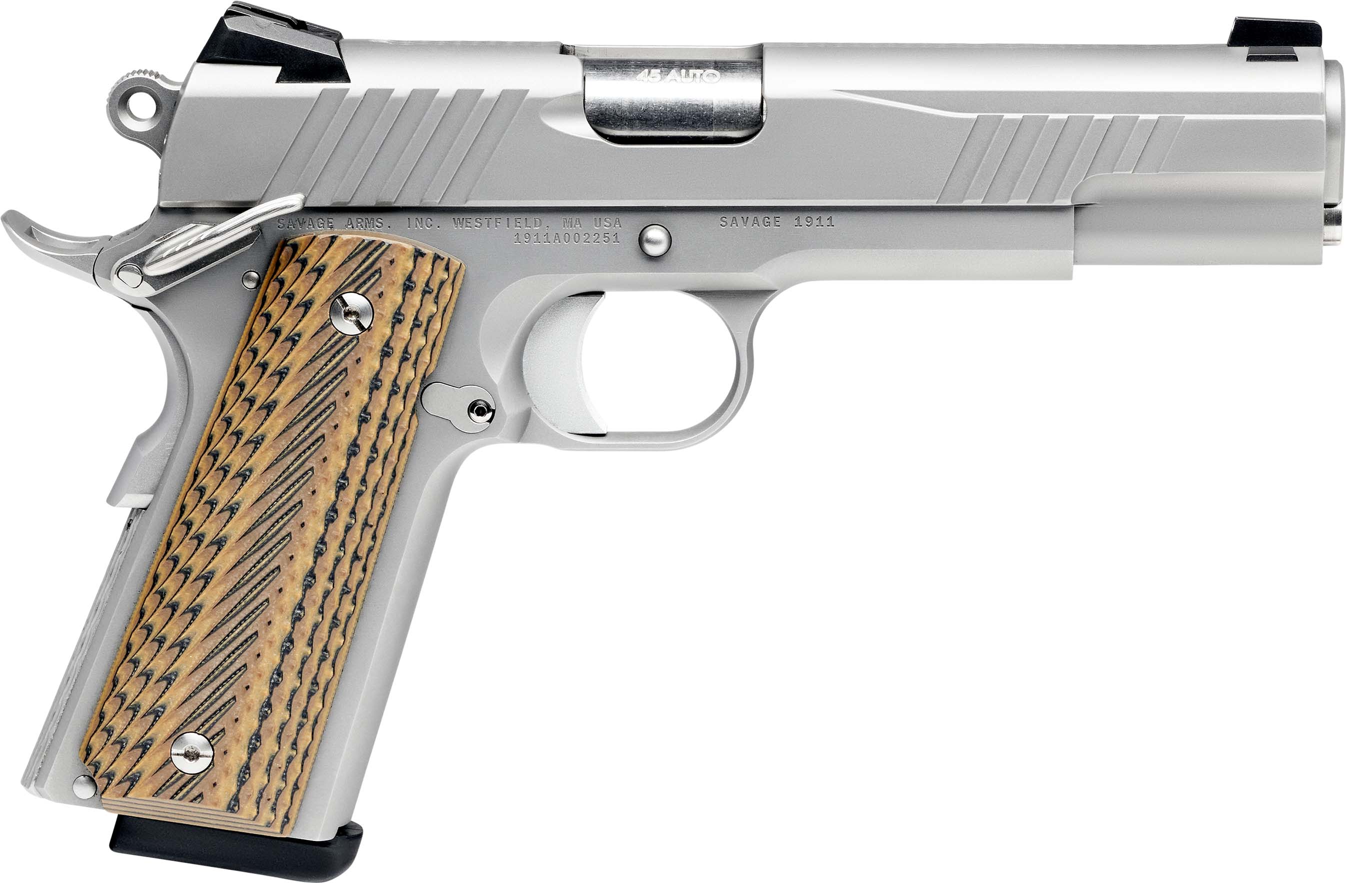 Savage Arms 67205 1911 Government 9mm Luger 10+1 5” Stainless Steel...