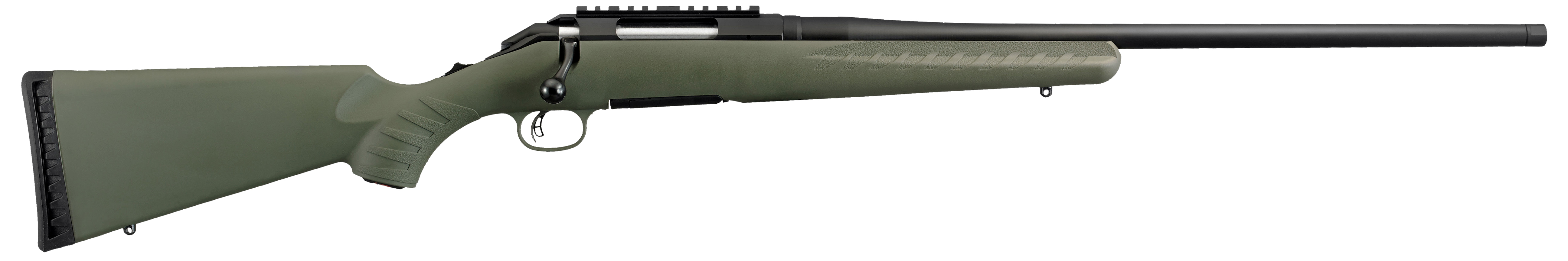Ruger 6974 American Predator, 308 Win, 18" Threaded Barrel, Moss Green Synthetic Stock, Matte Black Alloy Steel, 4+1 Capacity, Optics Ready