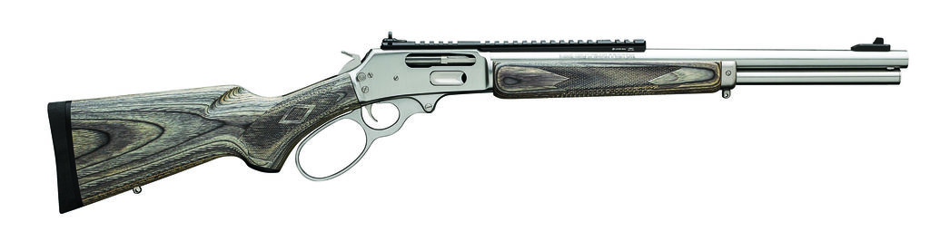 Marlin 70478 1895 Big Loop 45-70 Gov 6+1 19" Polished Stainless Gray Laminate Rifle