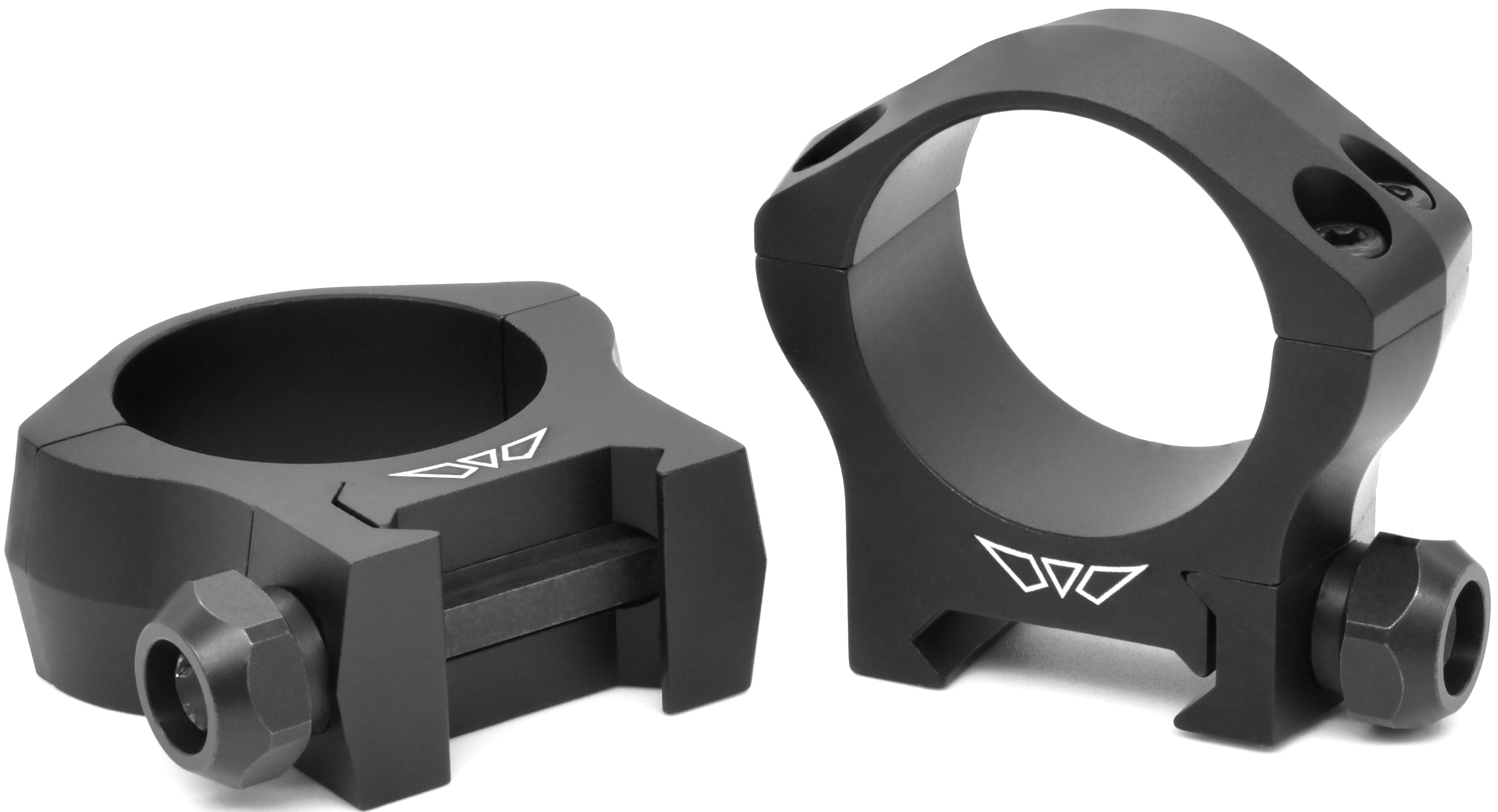 Warne 7213M Mountain Tech Scope Rings - 30mm Low Profile Matte Black