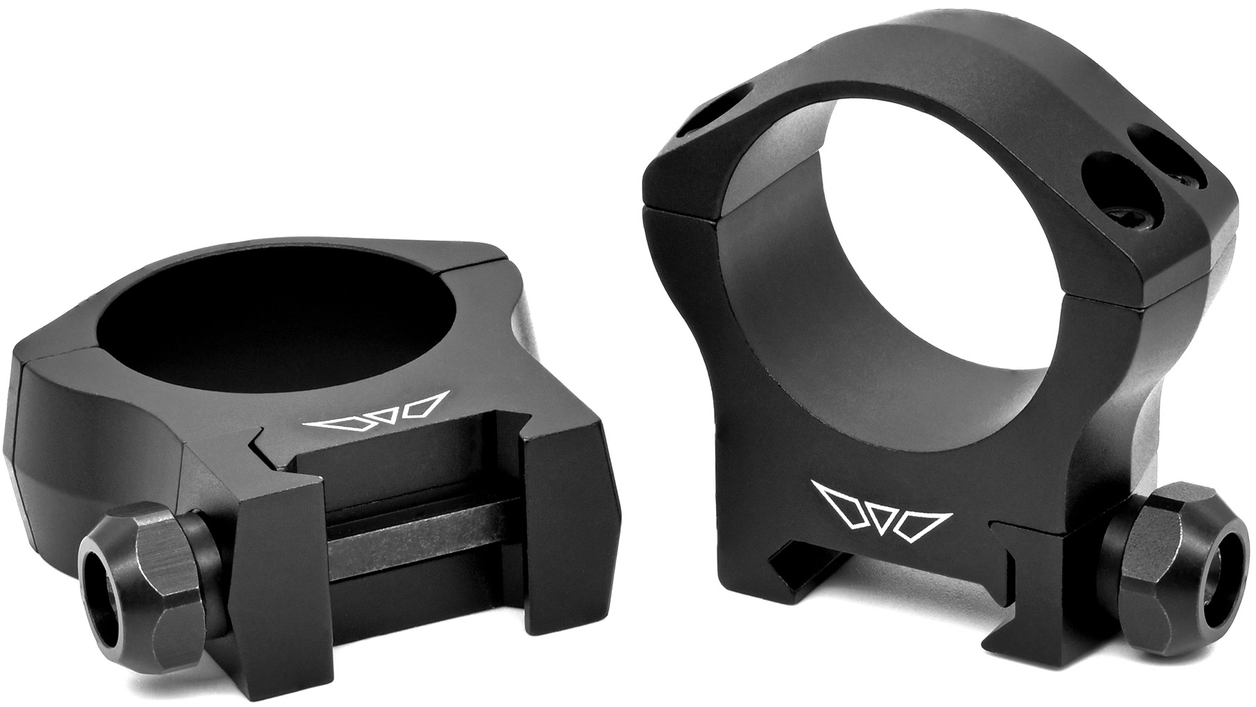 Warne 7214M Mountain Tech Scope Rings - 30mm Medium Matte Black