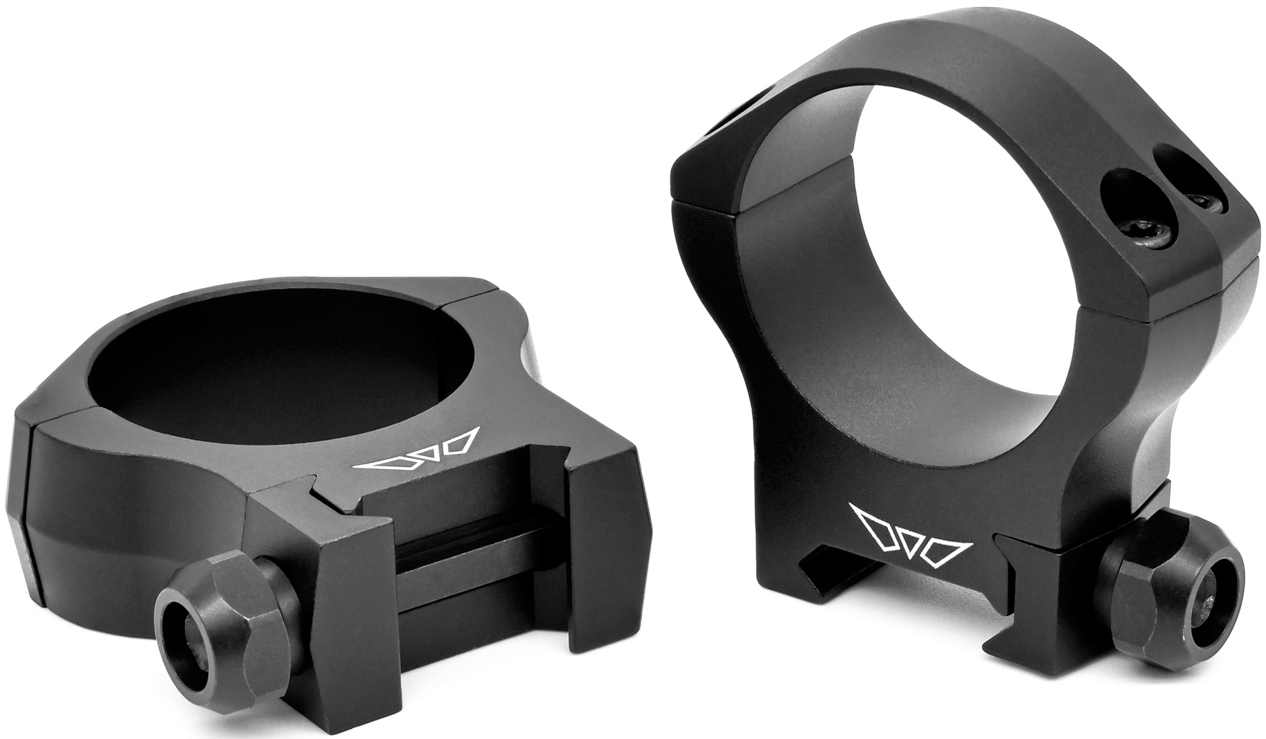 Warne Mountain Tech 34mm Medium Scope Rings - CNC Aluminum, Stainless Hardware, Anodized