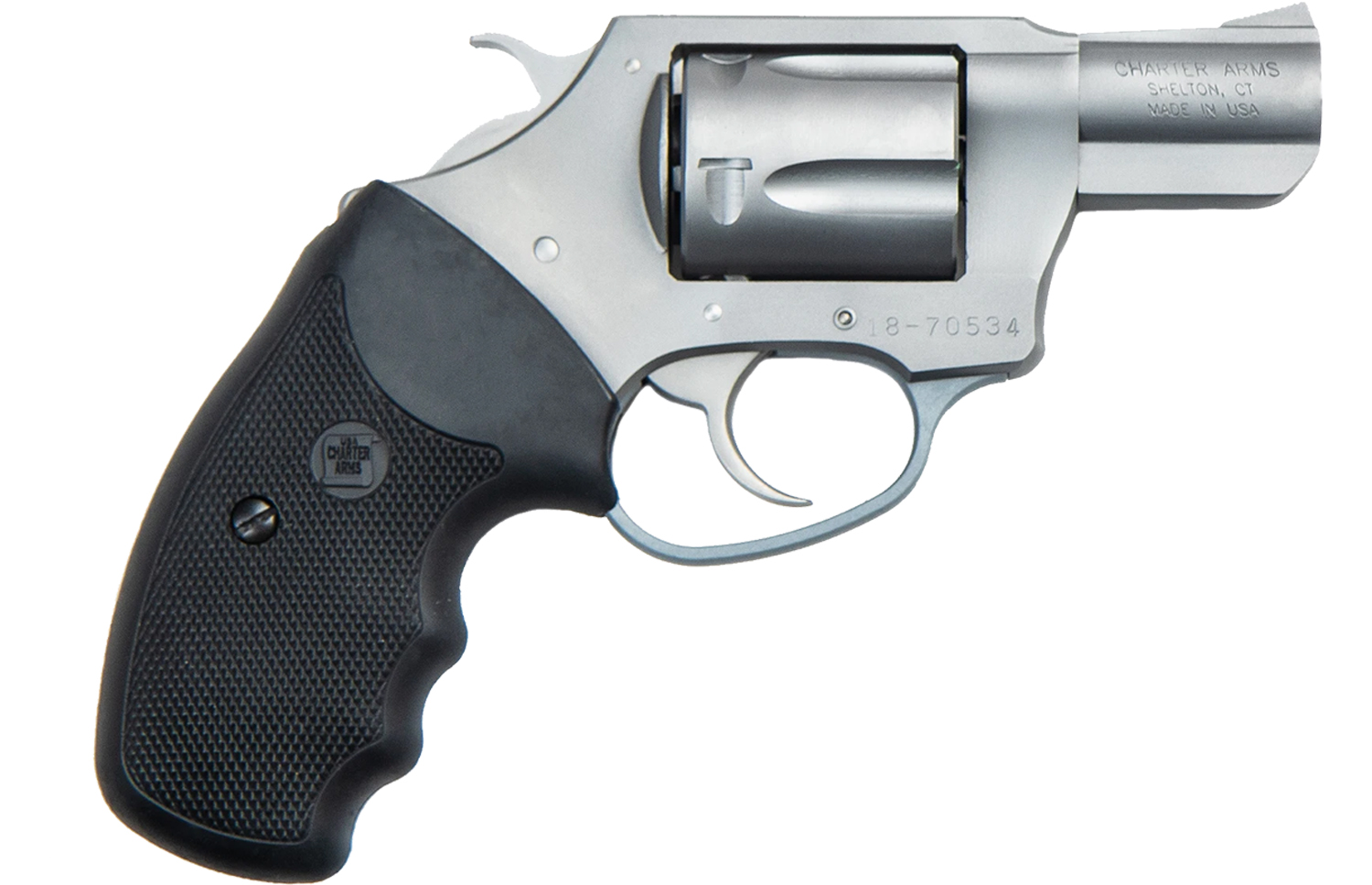 Charter Arms Undercoverette .32 H&R Mag Revolver, Stainless Steel, 2-Inch Barrel, 6-Round Capacity, Adjustable Sights - CHARTER ARMS - 32 H&R Mag