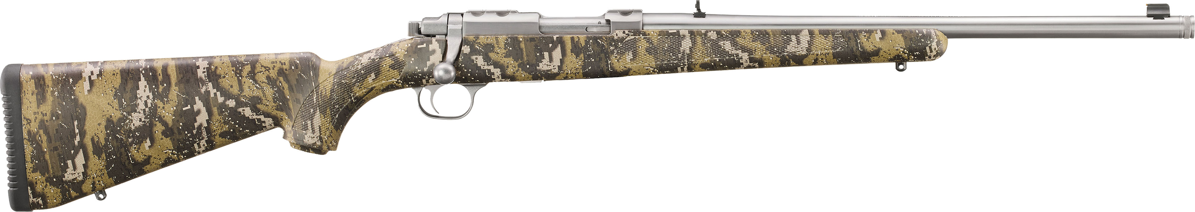 Ruger 07420 77/357 .357Mag 18.5" Camo Stock Stainless Finish 5rd Capacity