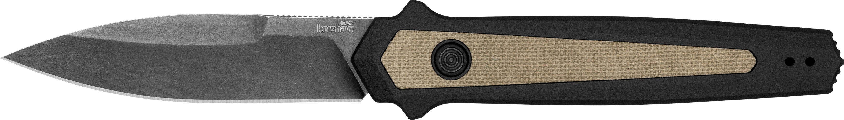 Kershaw 7950 Launch 15 3.5" CPM Magnacut, Micarta Inlay, Black Aluminum