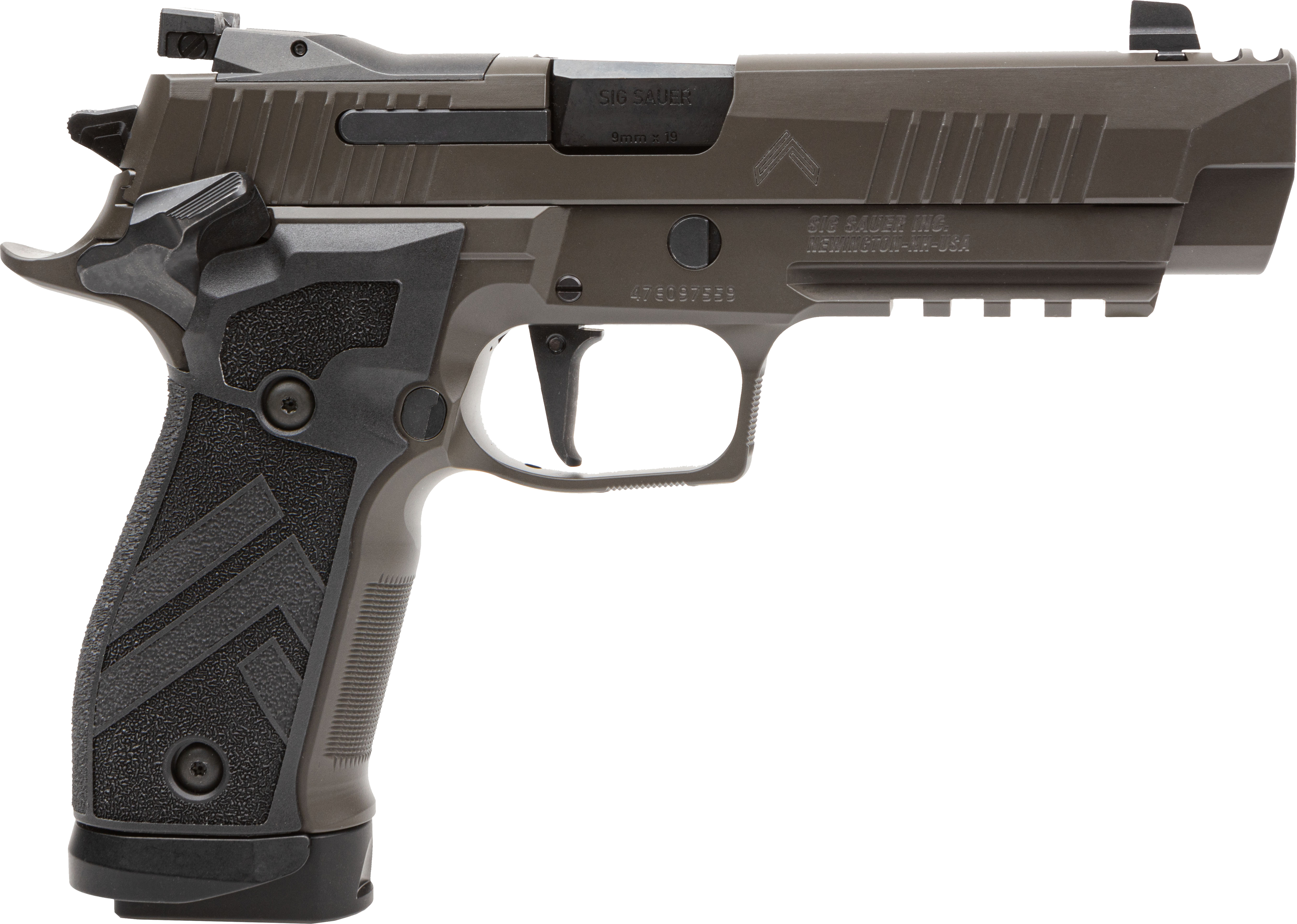 Sig Sauer P226 XFIVE Legion 9mm Single-Action Alloy Frame with 4.4" Barrel, Adjustable Trigger, Xray3 Sights, Legion Gray Cerakote, 20 Round Magazines