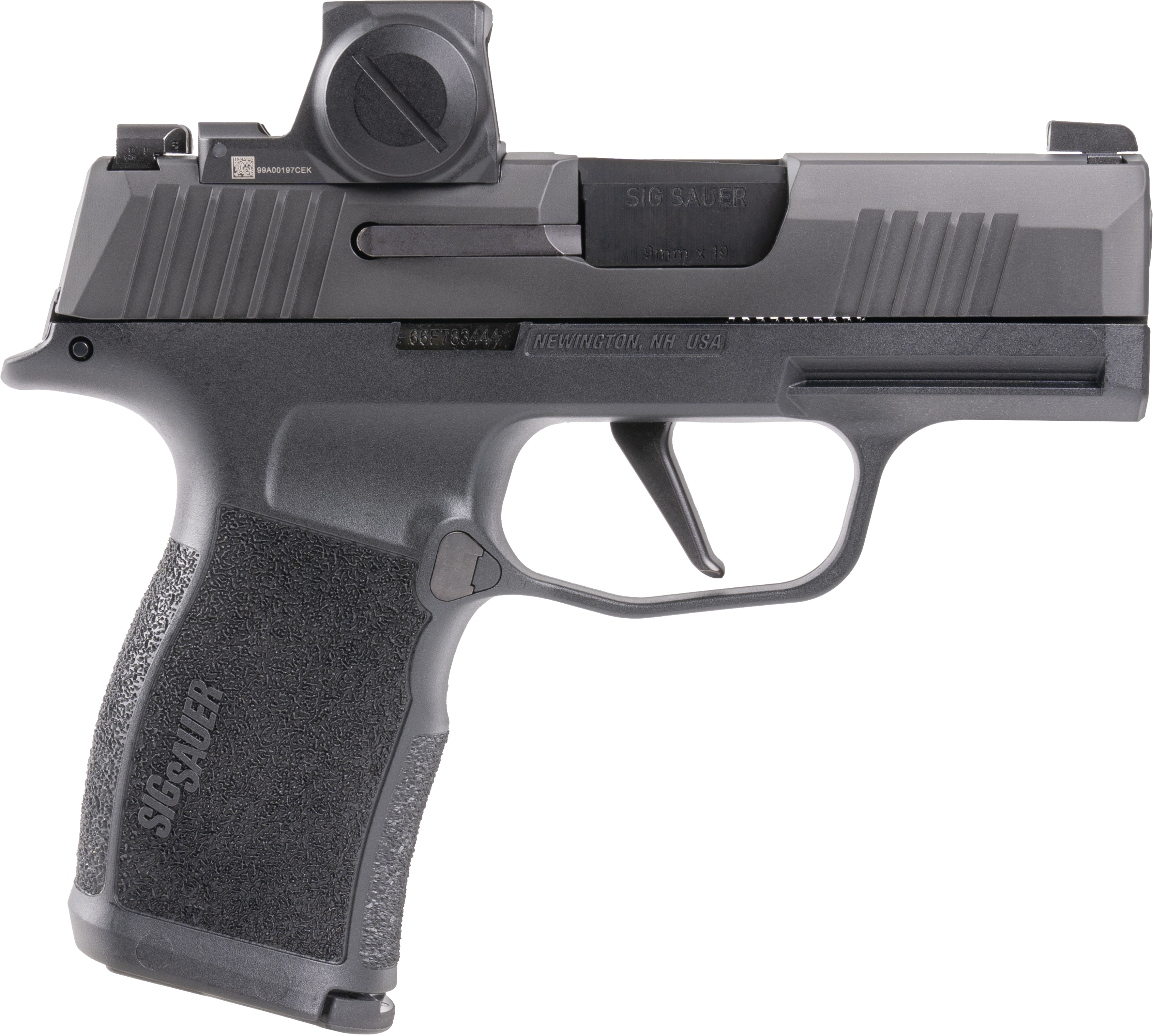 Sig Sauer P365X 9mm Luger Semi-Auto, Romeo-X Compact, 3.1" Barrel, 10+1-Round, Black Finish