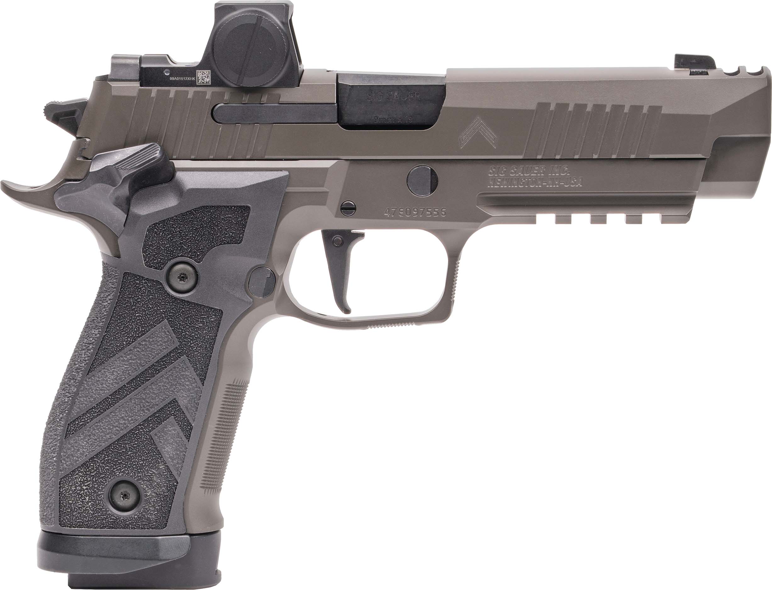 SIG P226 X5 Legion 9MM 20RD Romeo-X Optic Gray Cerakote TXG Grip