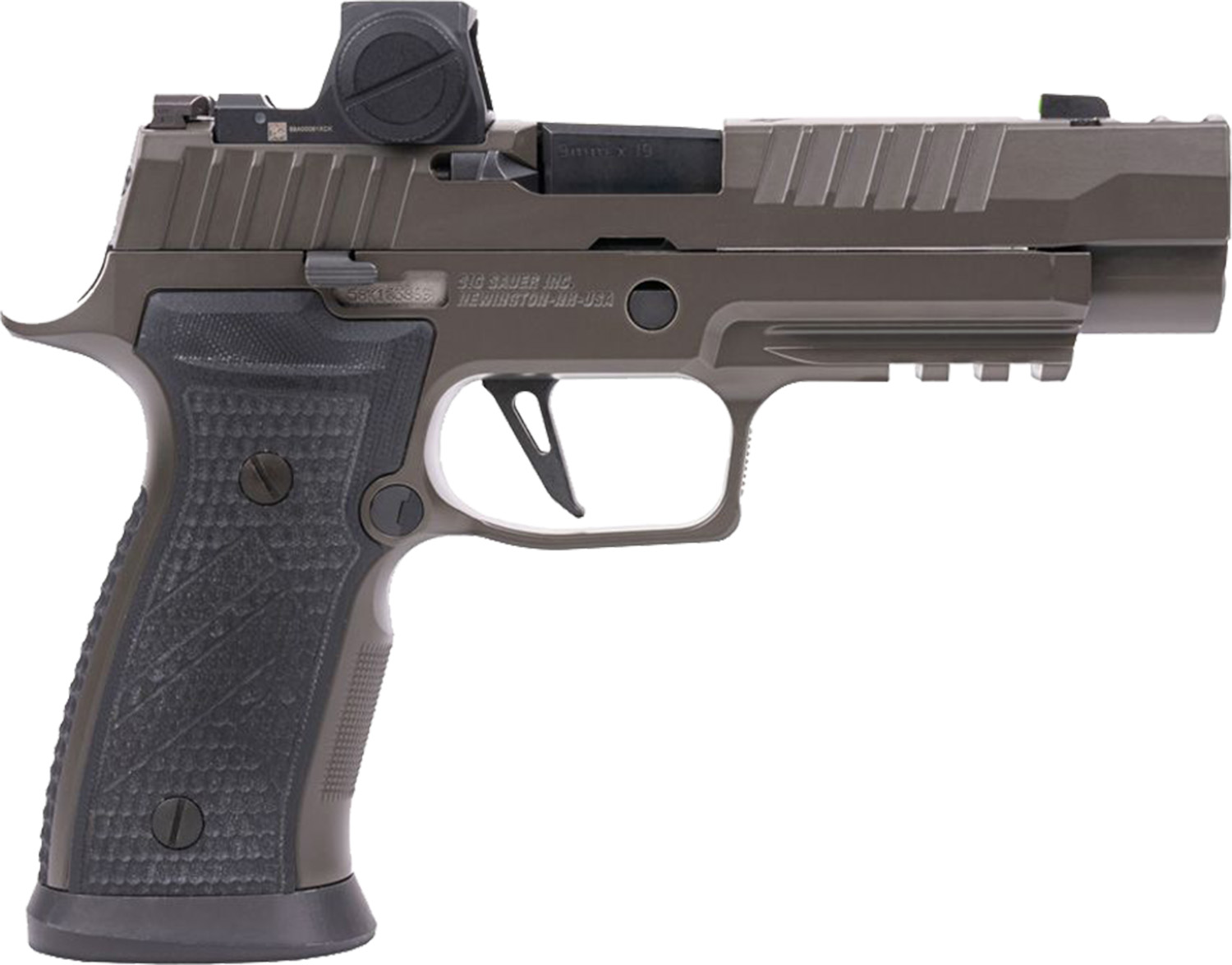 SIG P320AXG LEGION 9MM 21R Romeo-X Optic XSeries Trigger Gray Grip