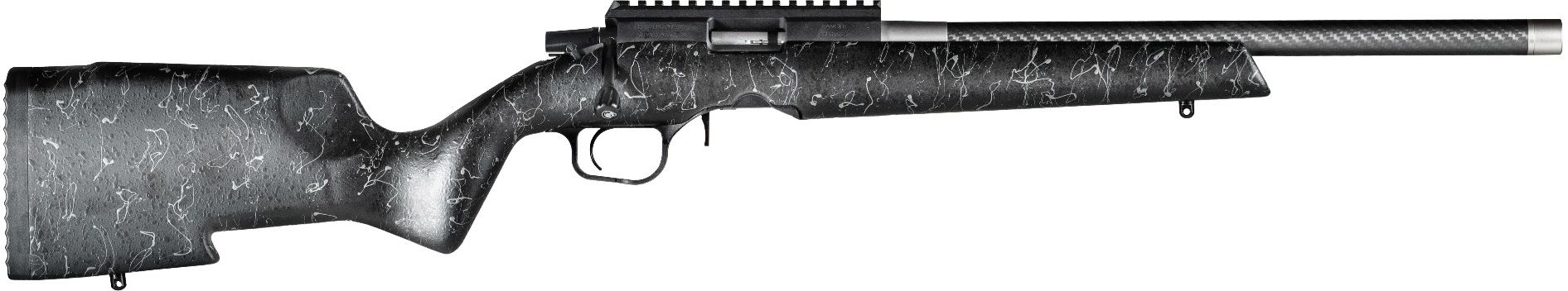 Christensen Arms Ranger 22 WMR Bolt-Action Rifle: 18" Carbon Fiber Barrel, Black Anodized, 5.1lbs, Sub-MOA Precision - CHRISTENSEN ARMS - 22 Magnum for sale at TheGunDock