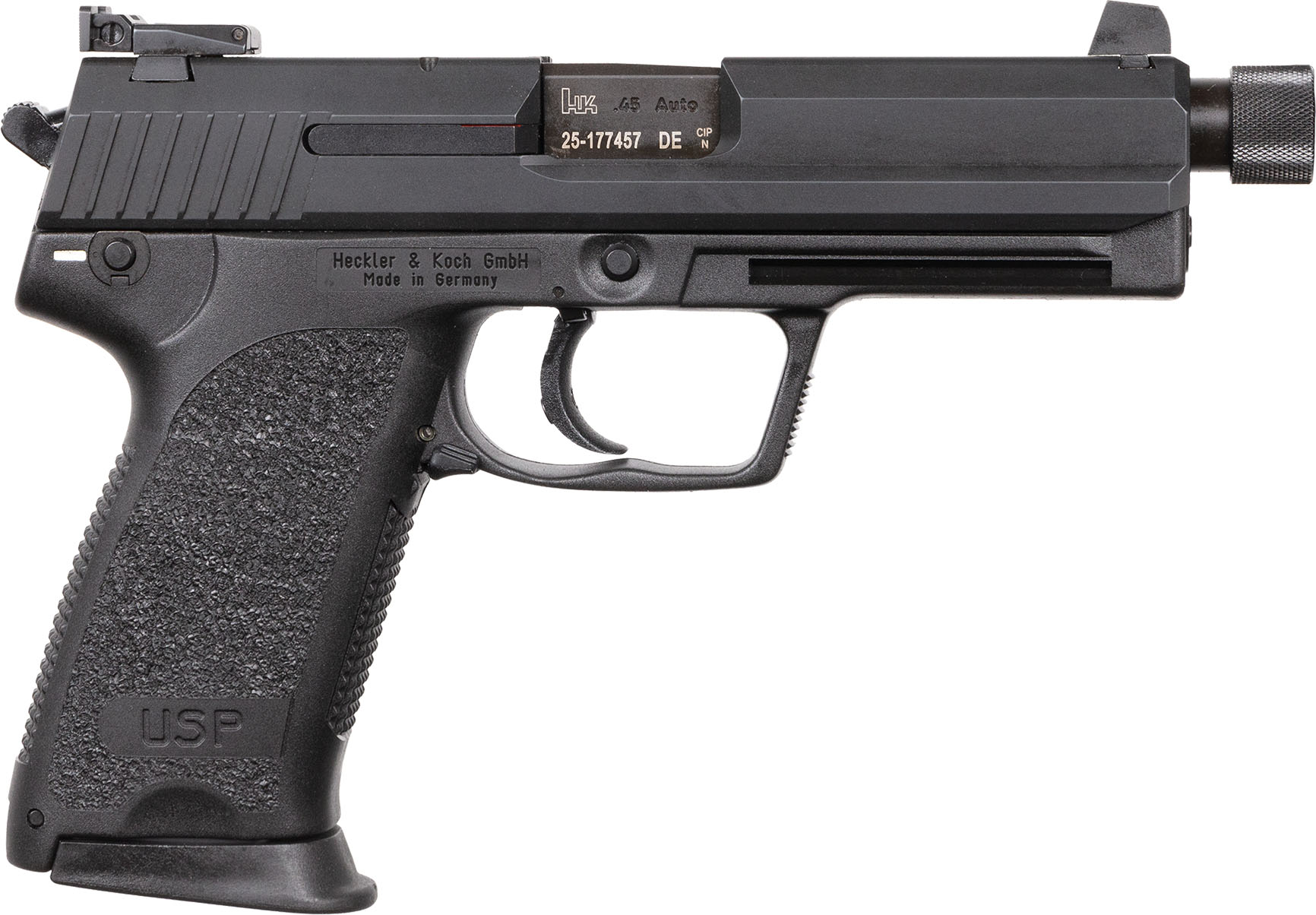 H&K USP45 Tactical V1 .45 ACP 5.09 in Threaded Barrel 12rd DA/SA Black