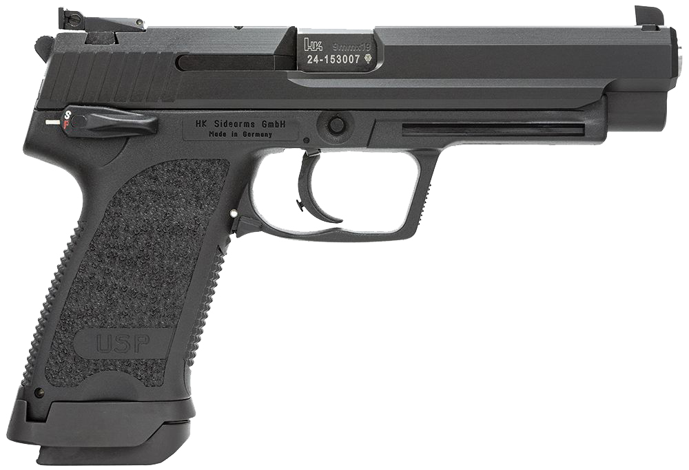 Heckler & Koch USP45 Expert V1 45 ACP 5.19 in Black 10+1 Double Action - Heckler & Koch - 45 ACP