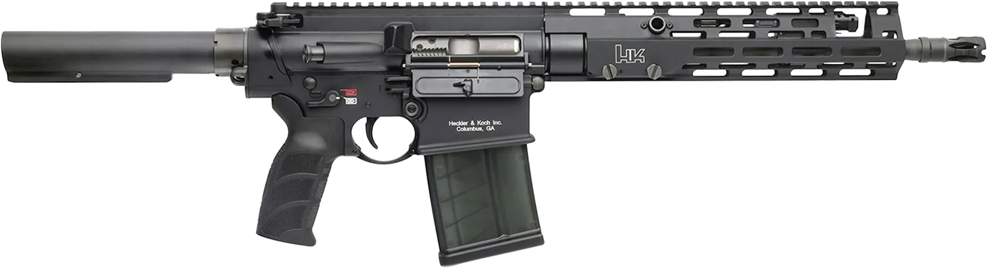 H&K 81001052 MR762 A4 7.62 x 51mm | 308 Win 13" Black Semi-Auto Pistol - Heckler & Koch - 308 WIN (7.62X51 NATO)