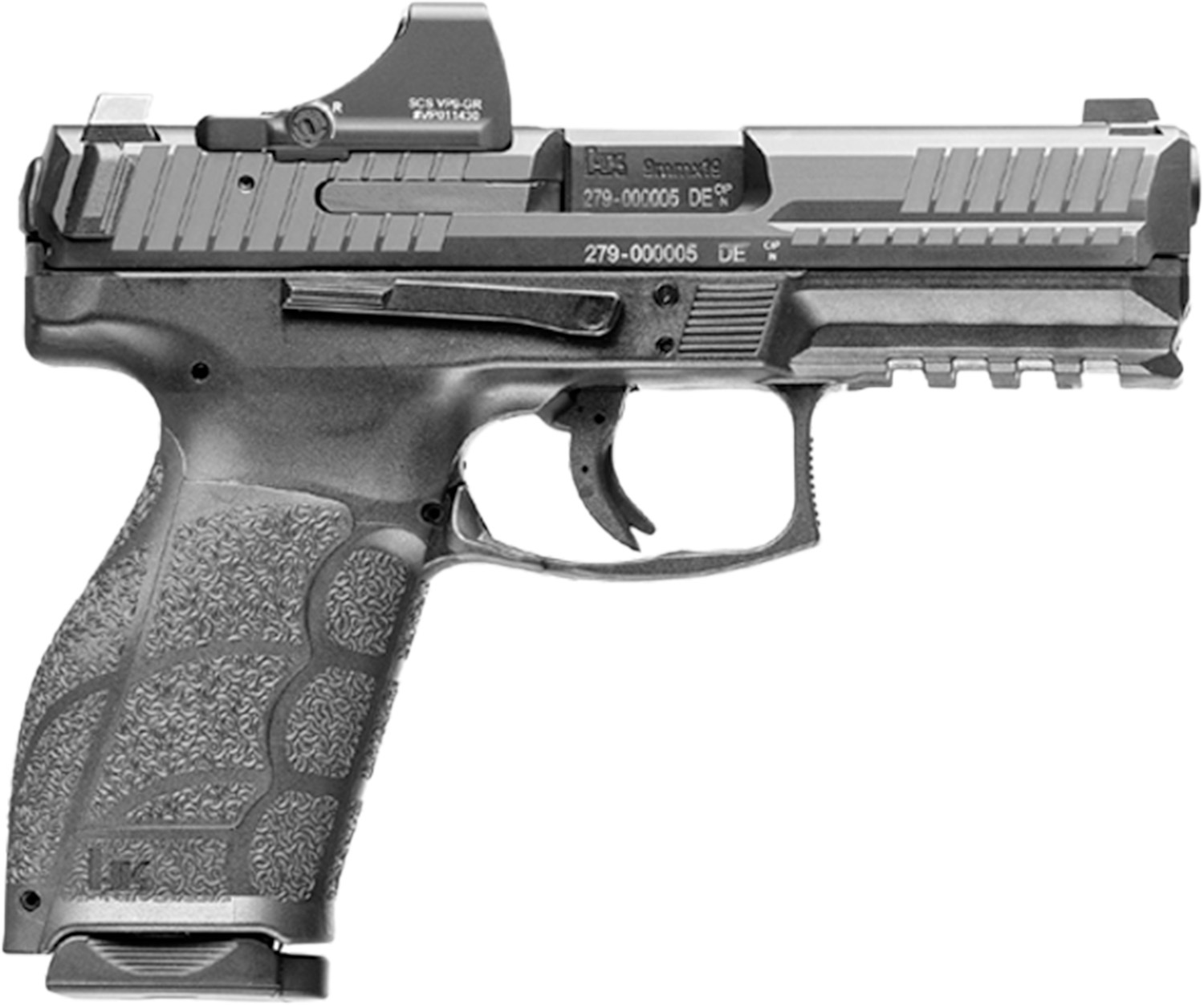 H&K VP9A1 X OE w/Holosun SCS Handgun 9mm Luger 17(1) & 20(1)rd Magazines 4 Barrel - Heckler & Koch - 9mm Luger (9x19 Parabellum)