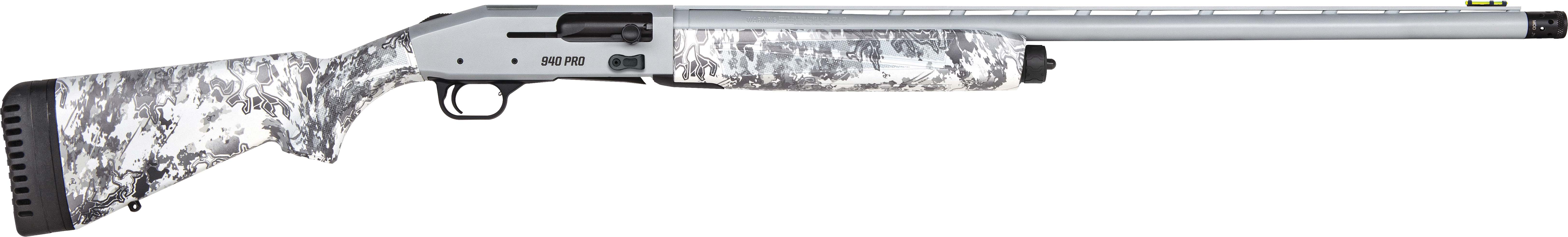 Mossberg 85168 940 Pro 12GA Shotgun 28" Fiber Optic Sight Gray Camo